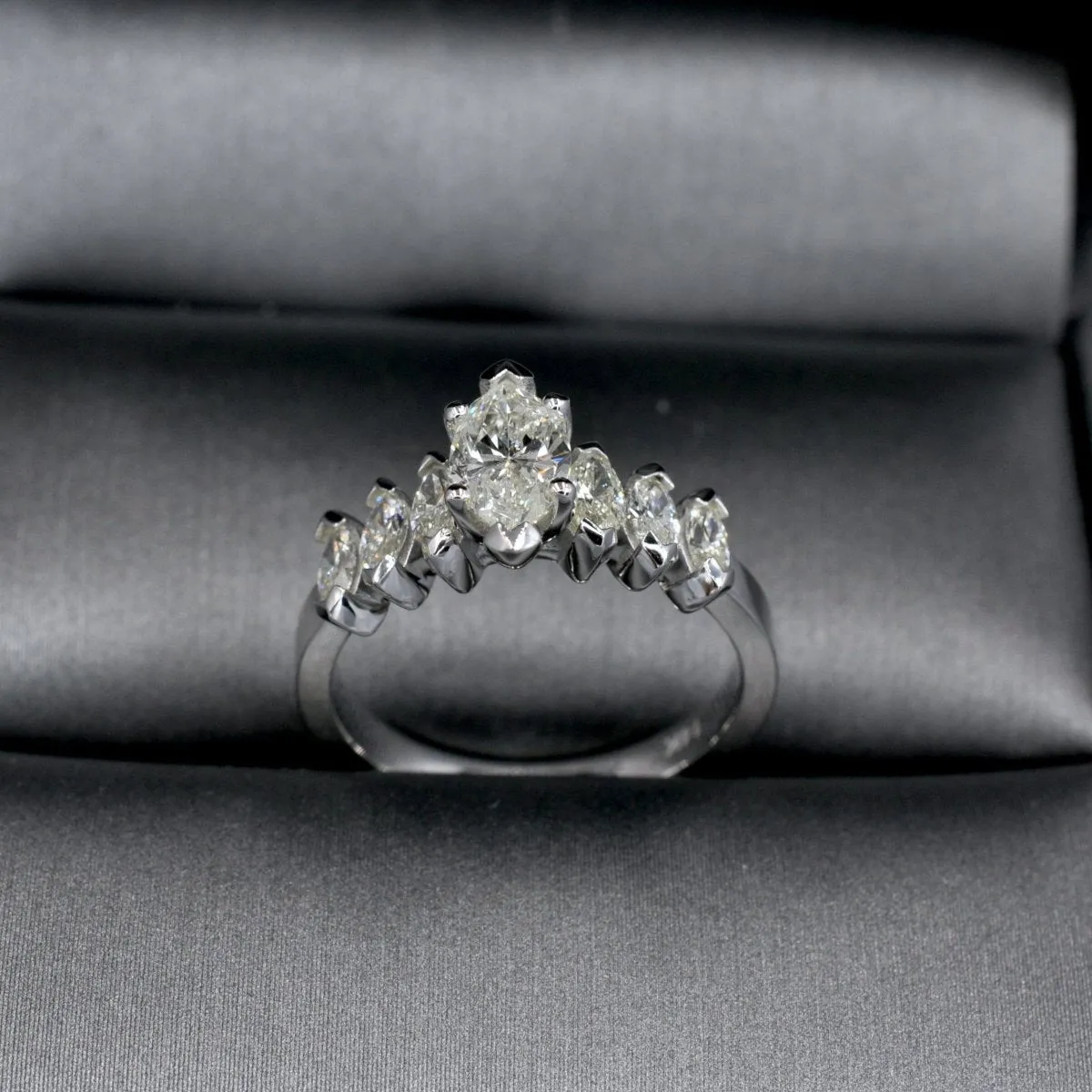 1.35-2.50 CT Marquise Cut Diamonds - Engagement Ring