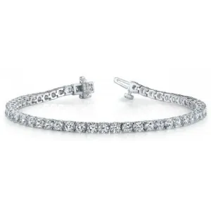 2.50 ct Round Brilliant Cut Diamond Tennis Bracelet