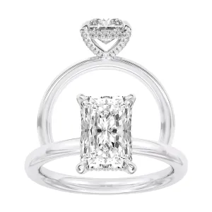 2.69ctw Certified Lab Grown Diamond Hidden Halo Engagement Ring