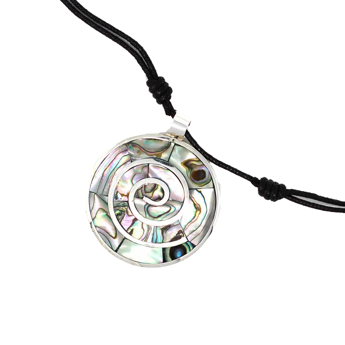 Abalone Shell Spiral Pendant Artisana