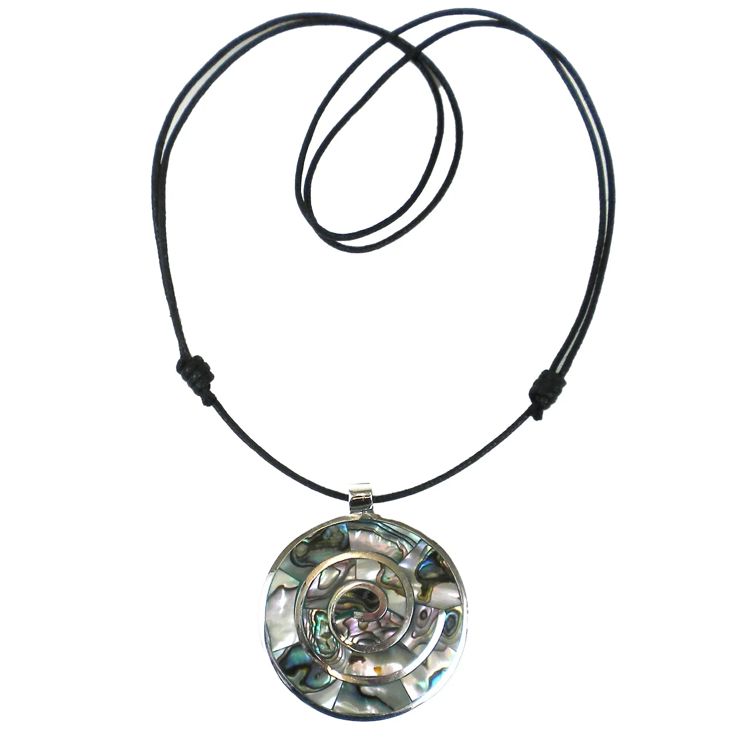 Abalone Shell Spiral Pendant Artisana