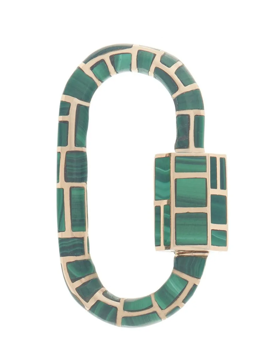 All Inlay Lock with Malachite