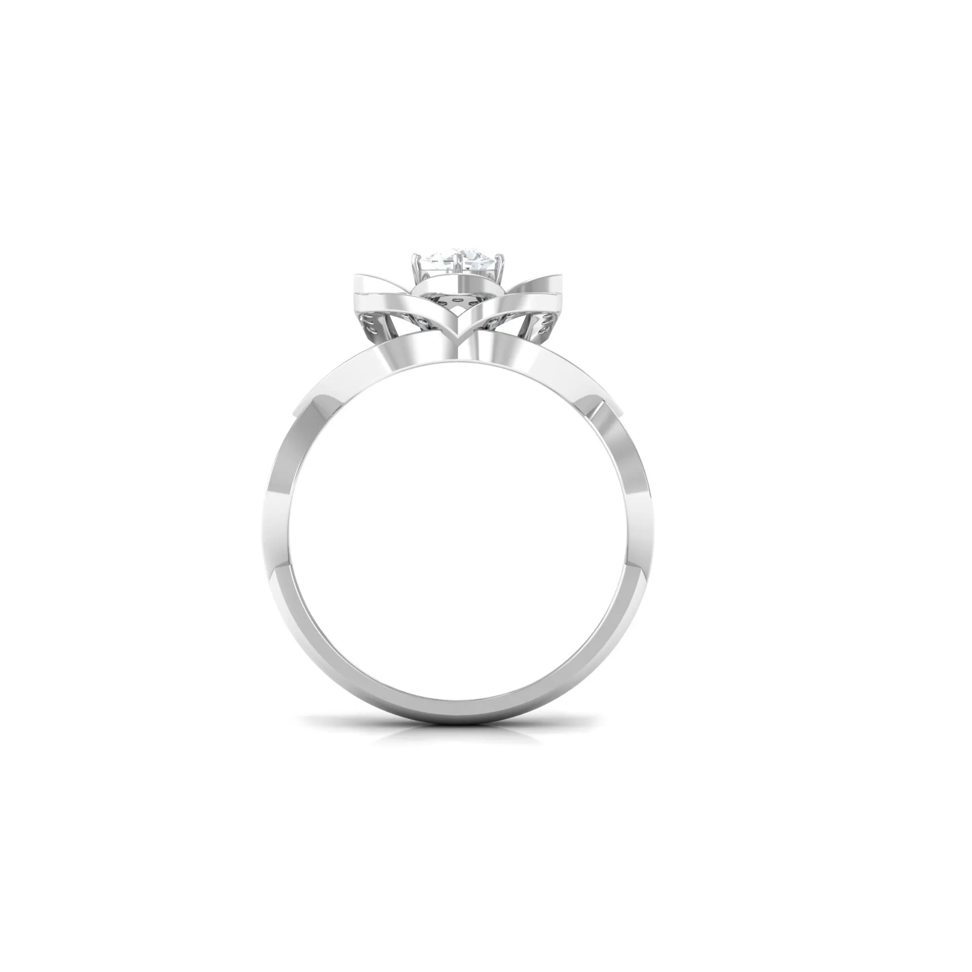 Art Deco Style Diamond Engagement Ring