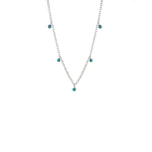 Billie Turquoise Necklace, Sterling Silver