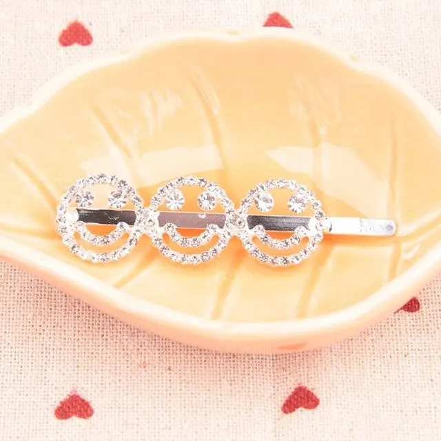 Bling Letter Hairpins