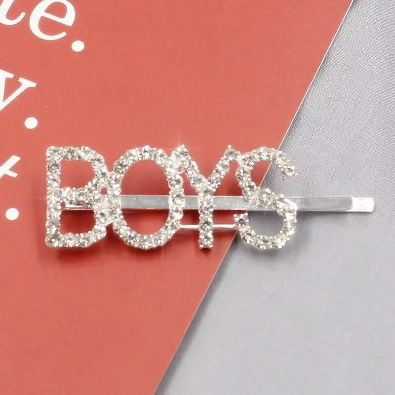 Bling Letter Hairpins