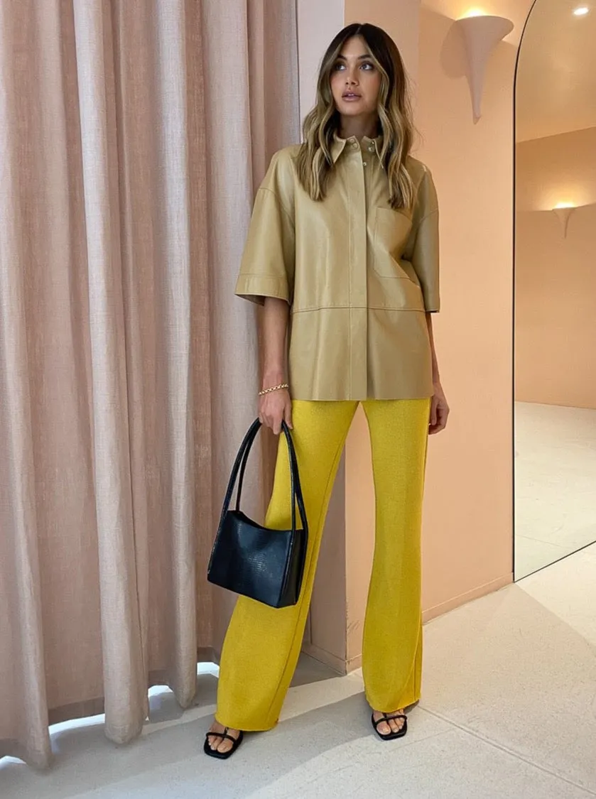 Camilla and Marc Feria Pant in Canary Yellow