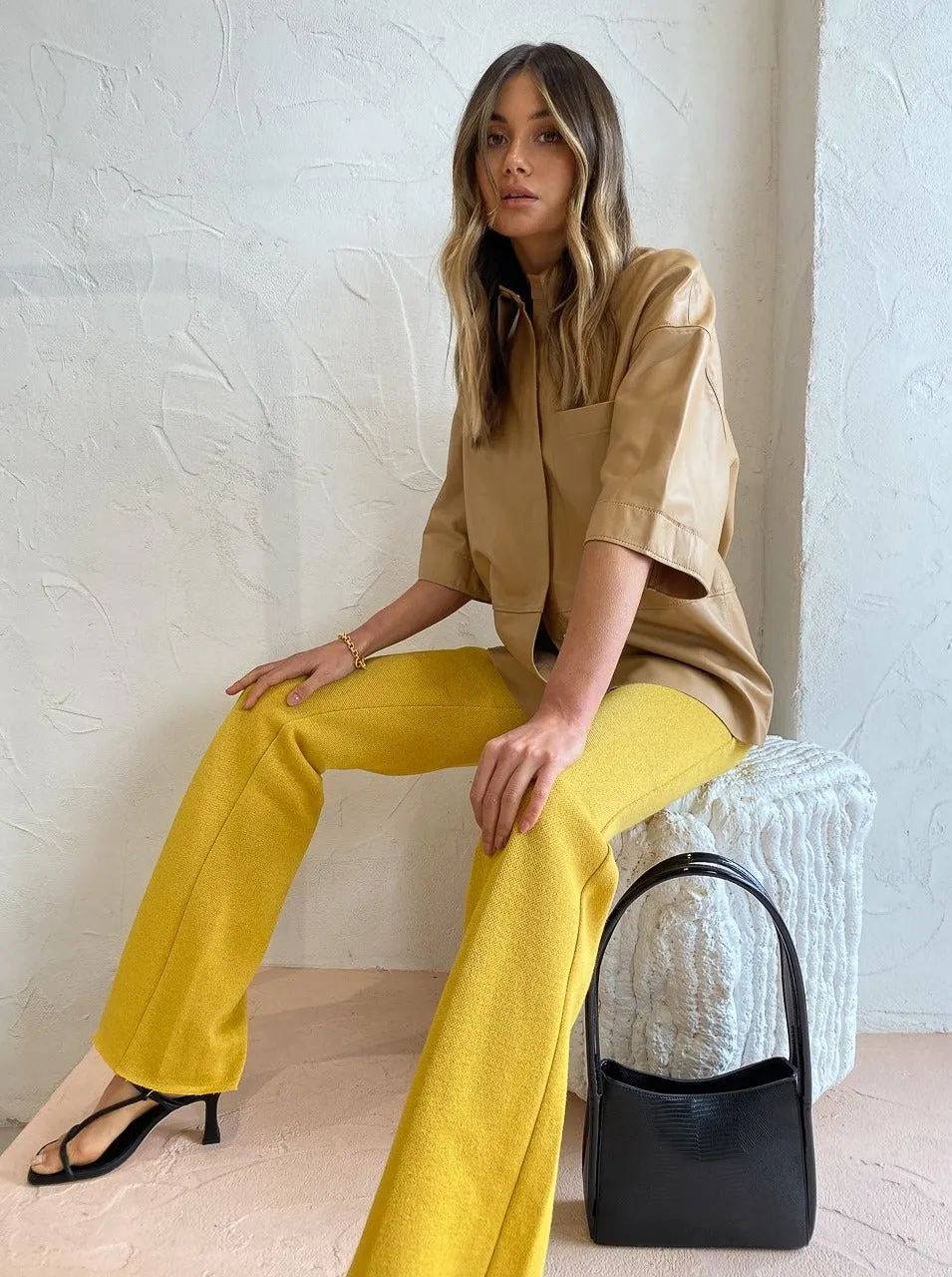 Camilla and Marc Feria Pant in Canary Yellow