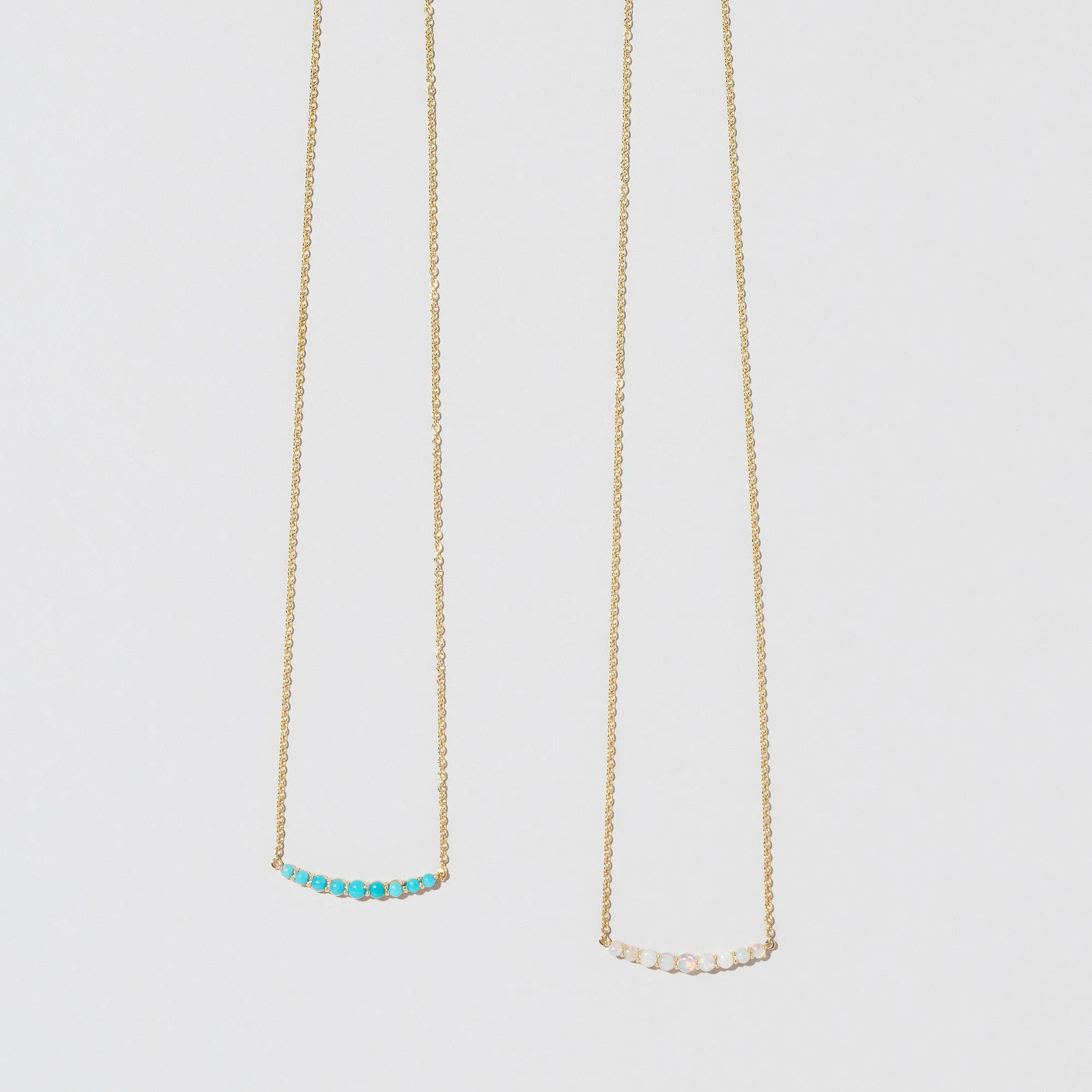 Crescent Necklace - Turquoise