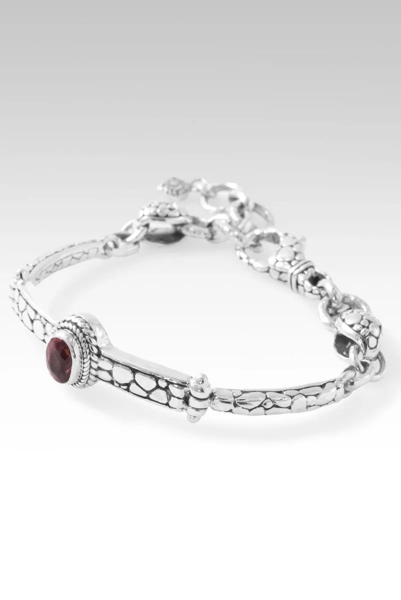 Divine Purpose Bracelet™ in Malaia Garnet