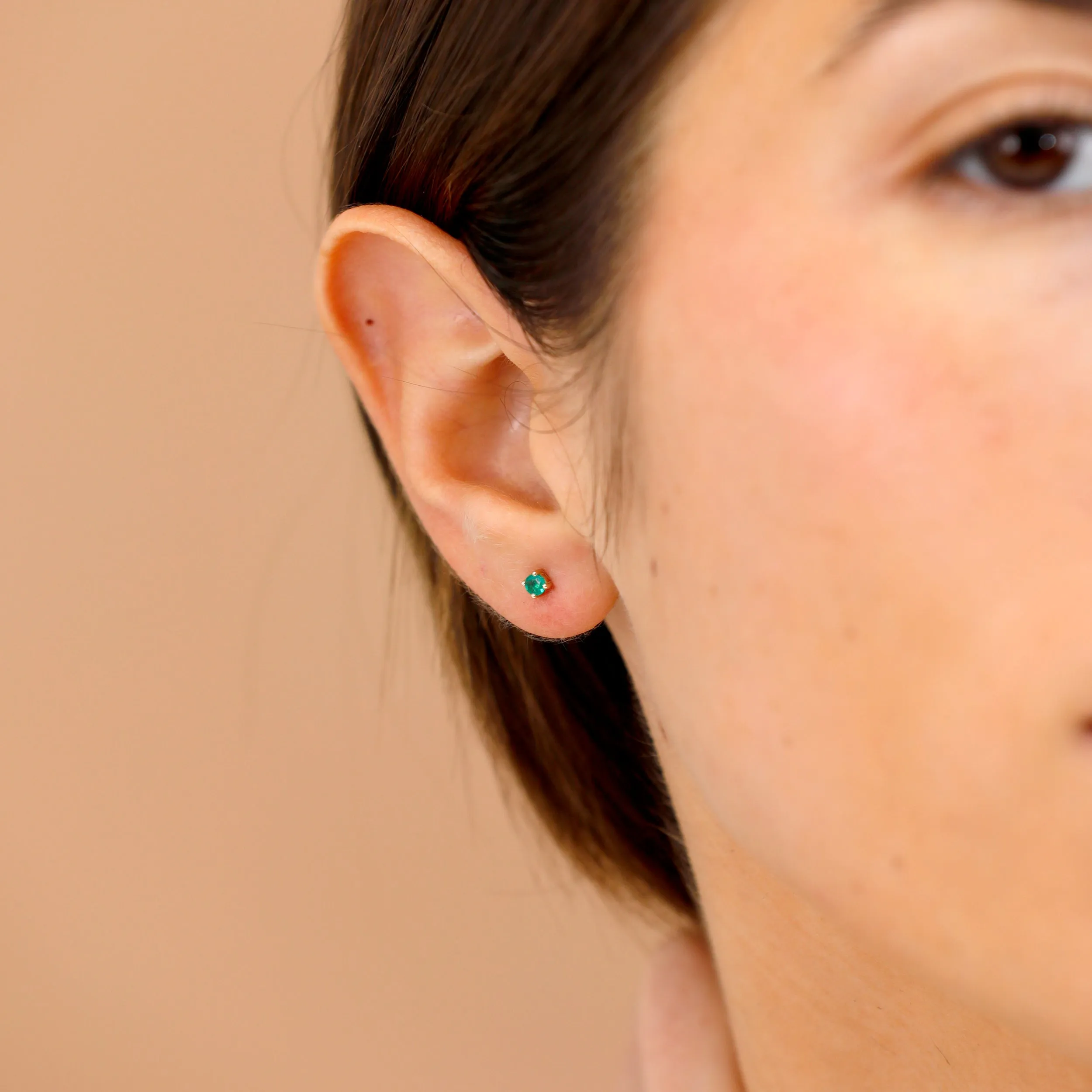 Emerald Stud Earrings, Susie