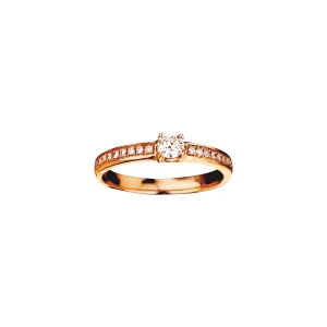 Engagement Ring - 18-Karat Solid Gold Ring - RED GOLD ®