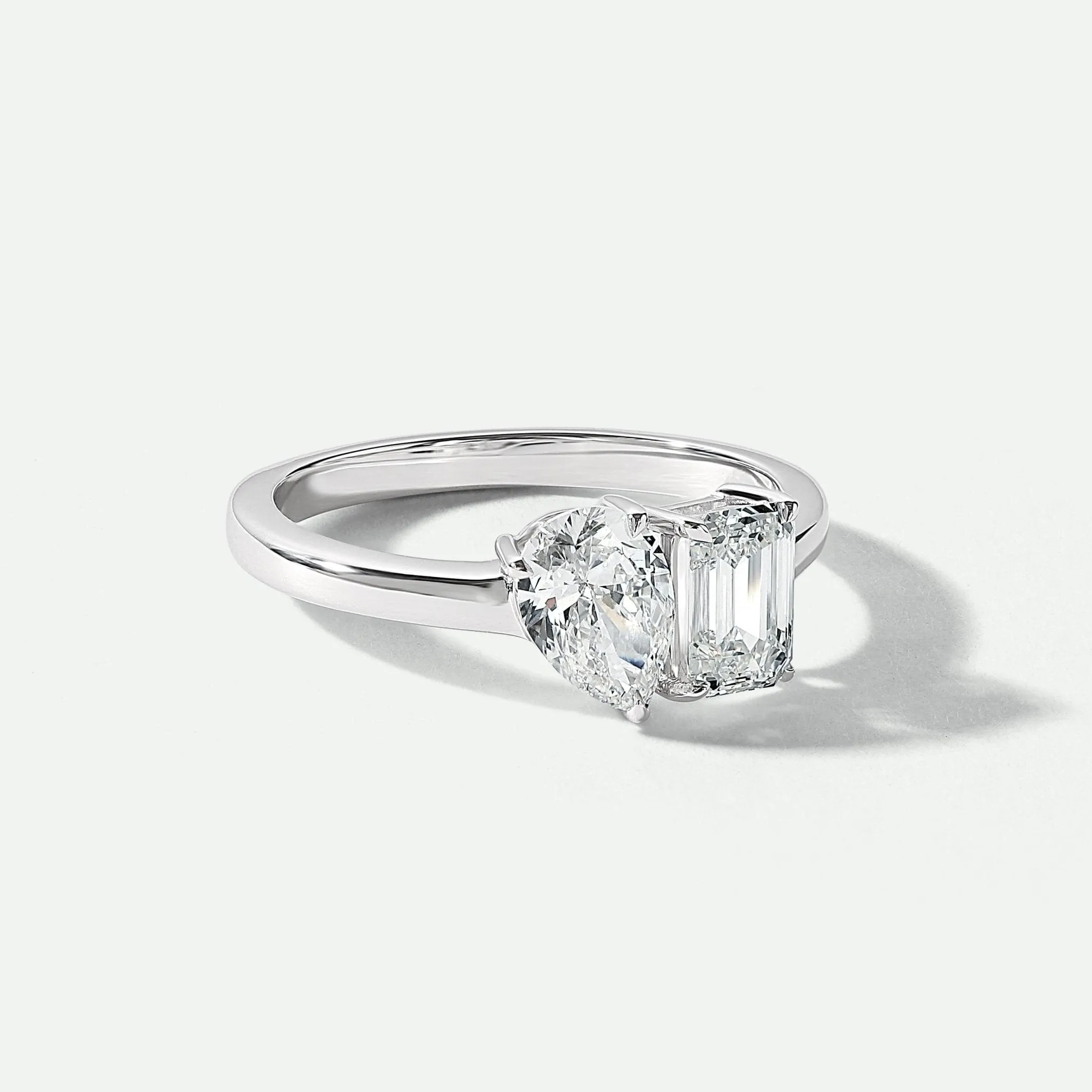 Harmony | 9ct White Gold 1.50ct tw Lab Grown Diamond Toi et Moi Ring