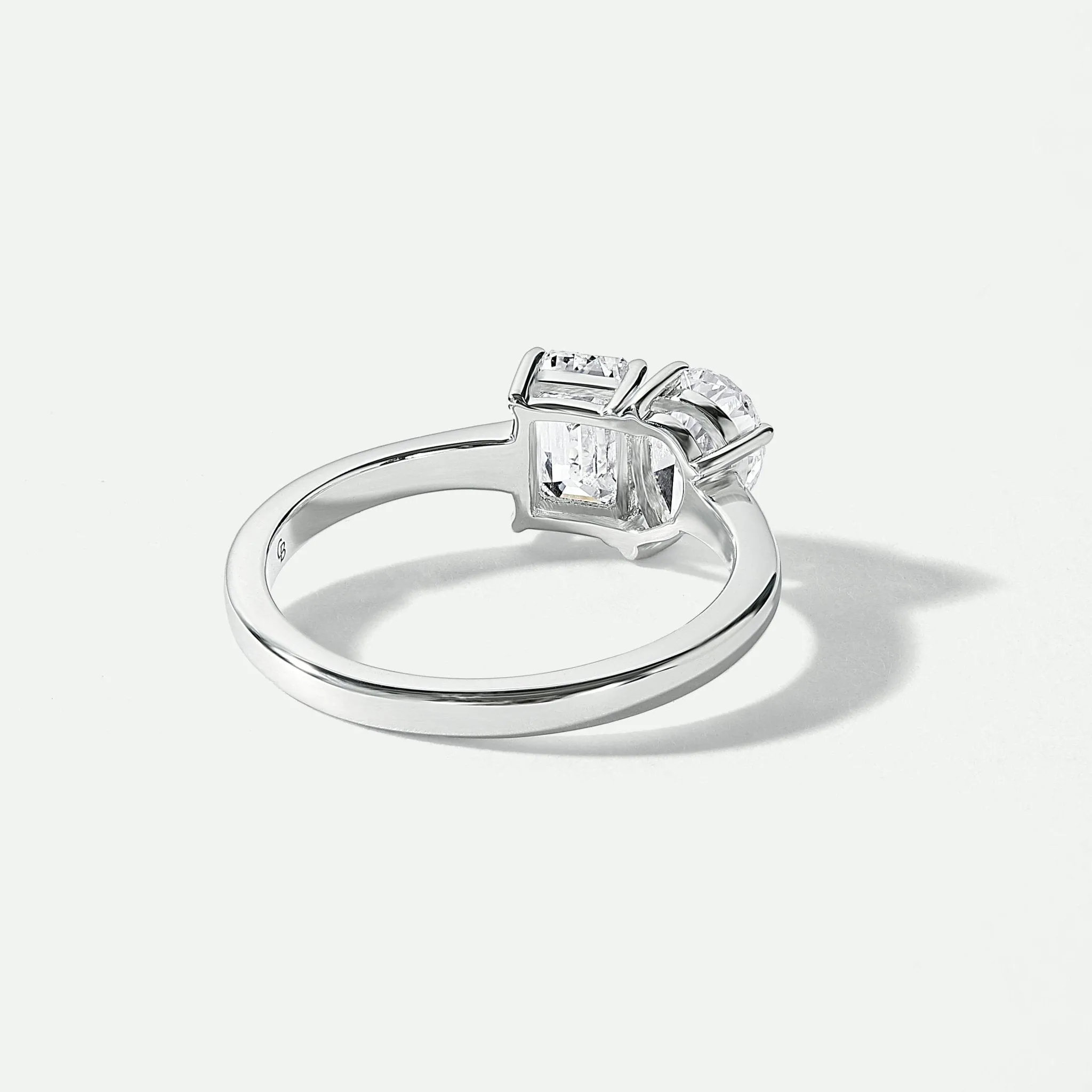 Harmony | 9ct White Gold 1.50ct tw Lab Grown Diamond Toi et Moi Ring