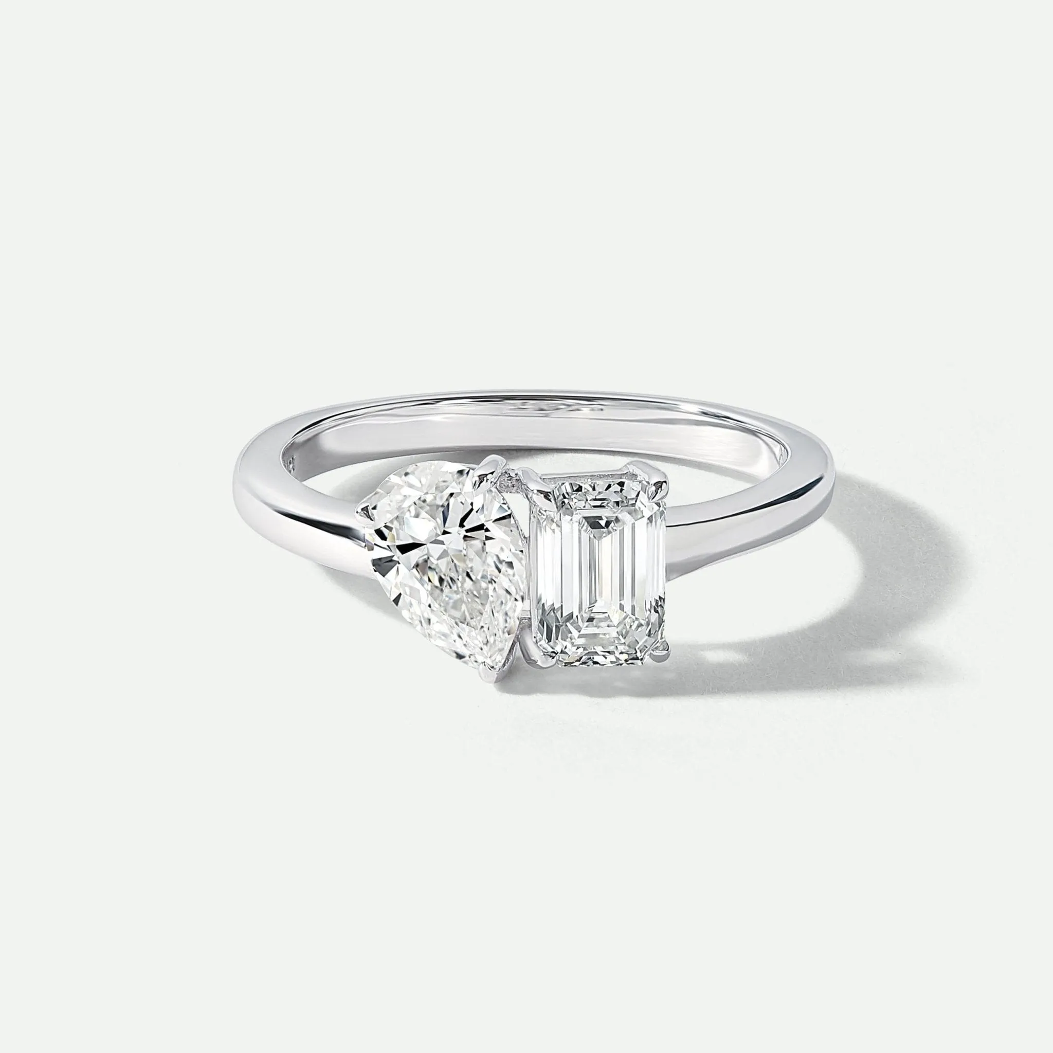 Harmony | 9ct White Gold 1.50ct tw Lab Grown Diamond Toi et Moi Ring