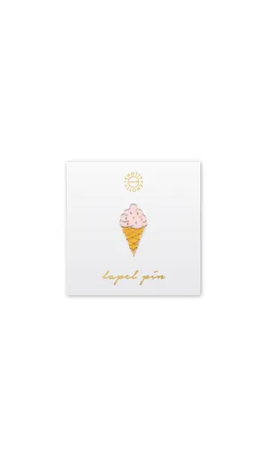 Ice Cream Lapel Pin