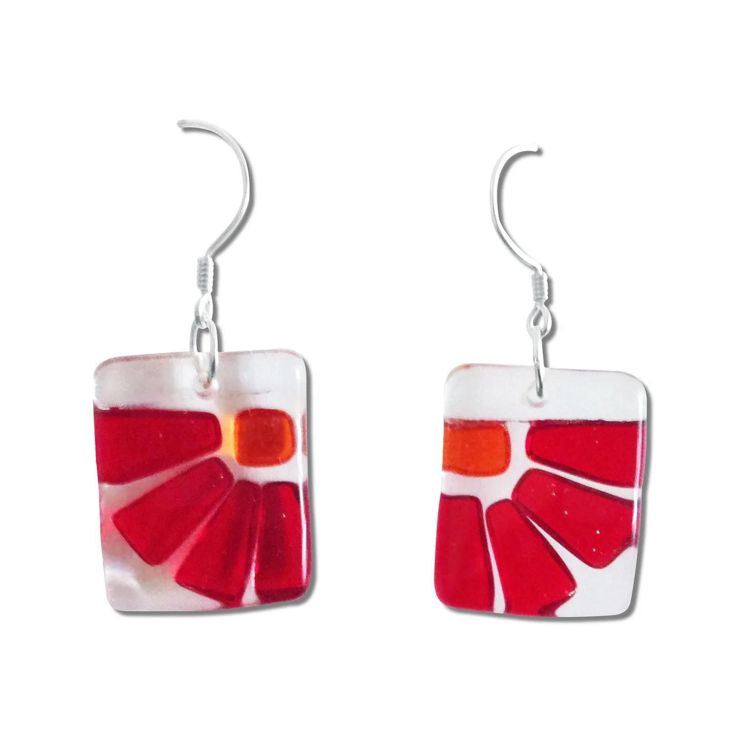 LAMA Glass Earrings - Amber