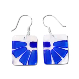 LAMA Glass Earrings - Navy