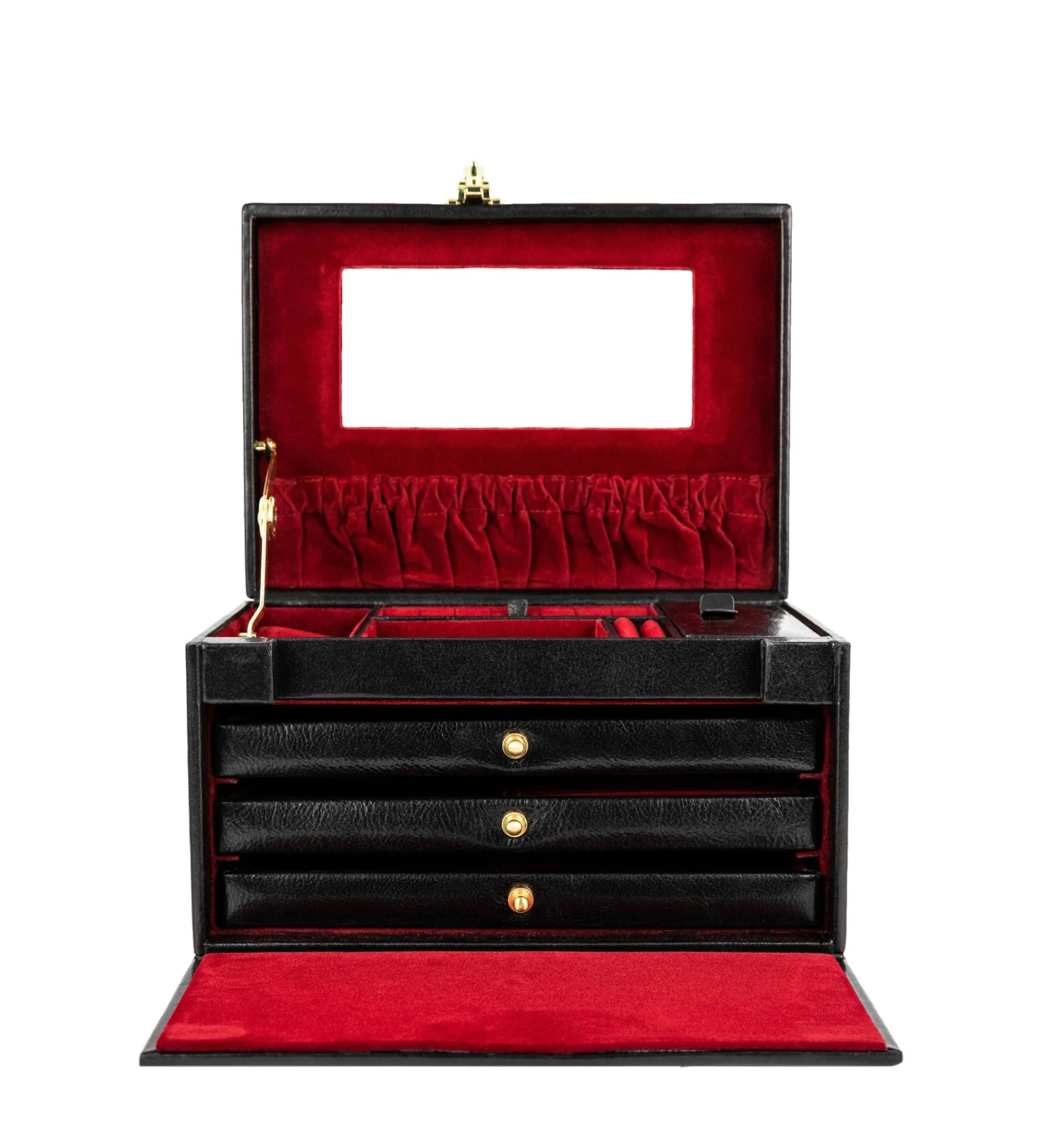 Large Leather Jewelry Box for Women - The Portrait of a Lady