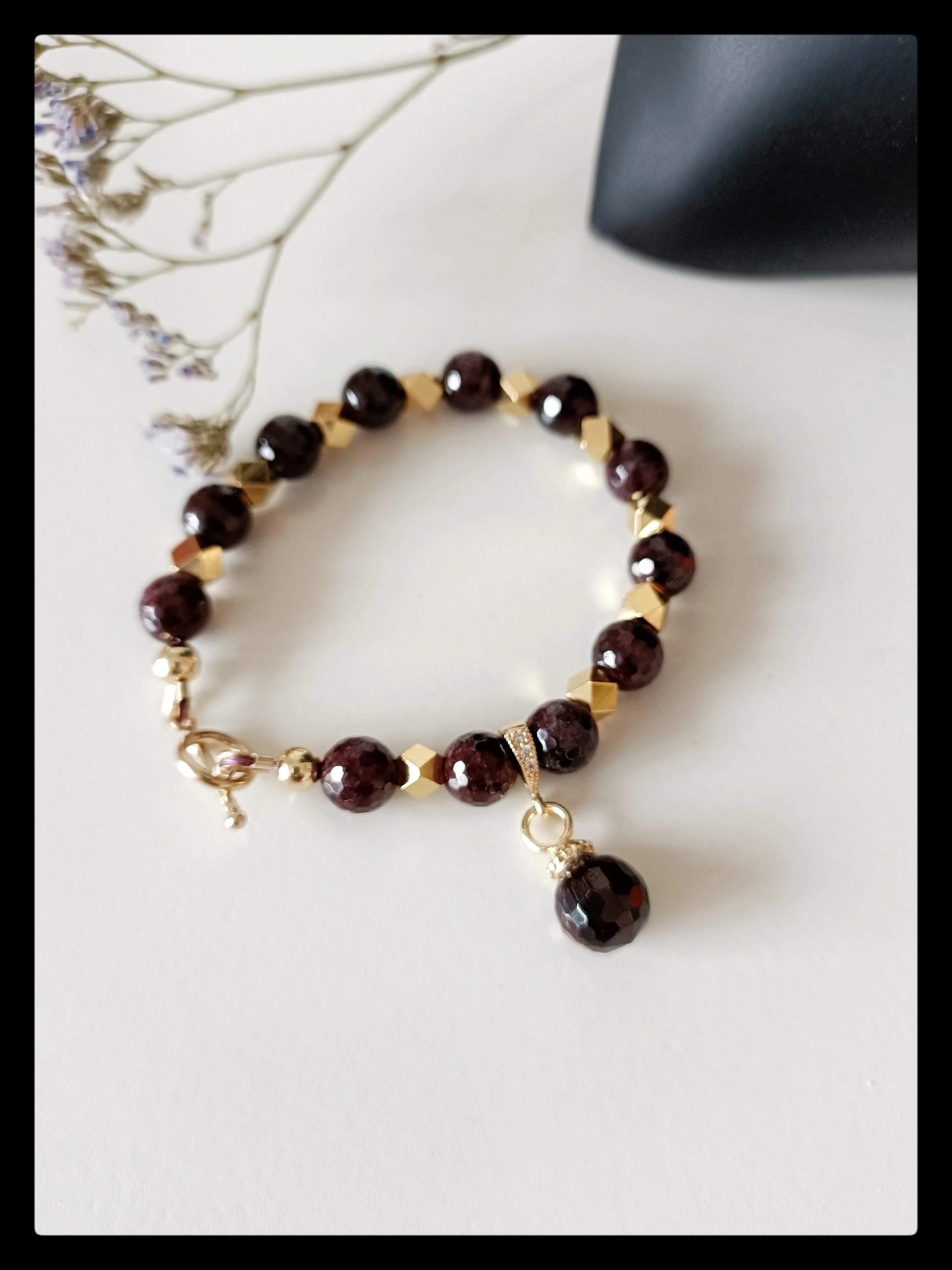 Marcia Garnet  Bracelet