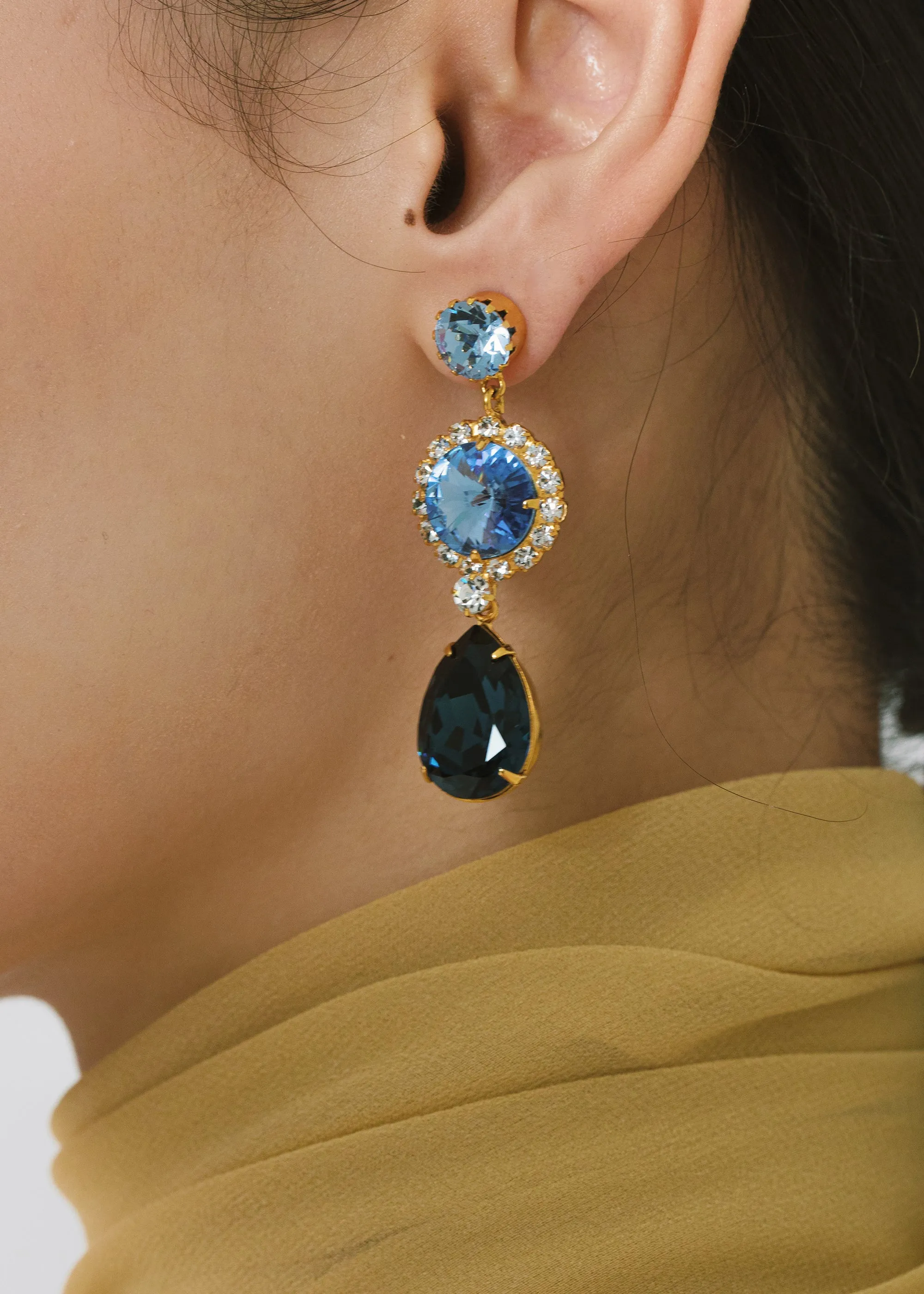 Marisol Earrings -- Sapphire