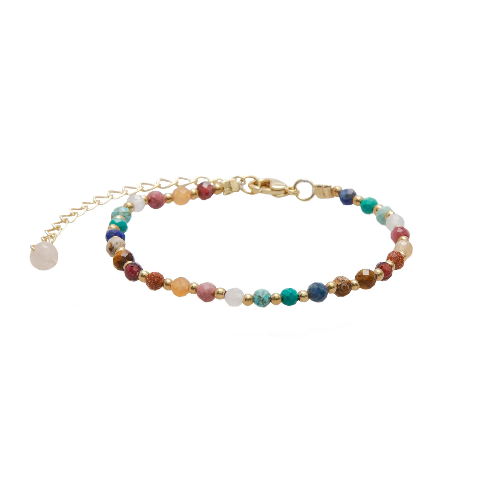 Master Healer 3mm   2mm Layered Bracelet Stack