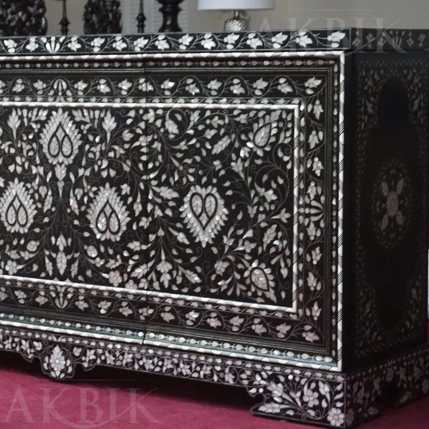 Mother of Pearl Sideboard Buffet - Armani Inspired Design