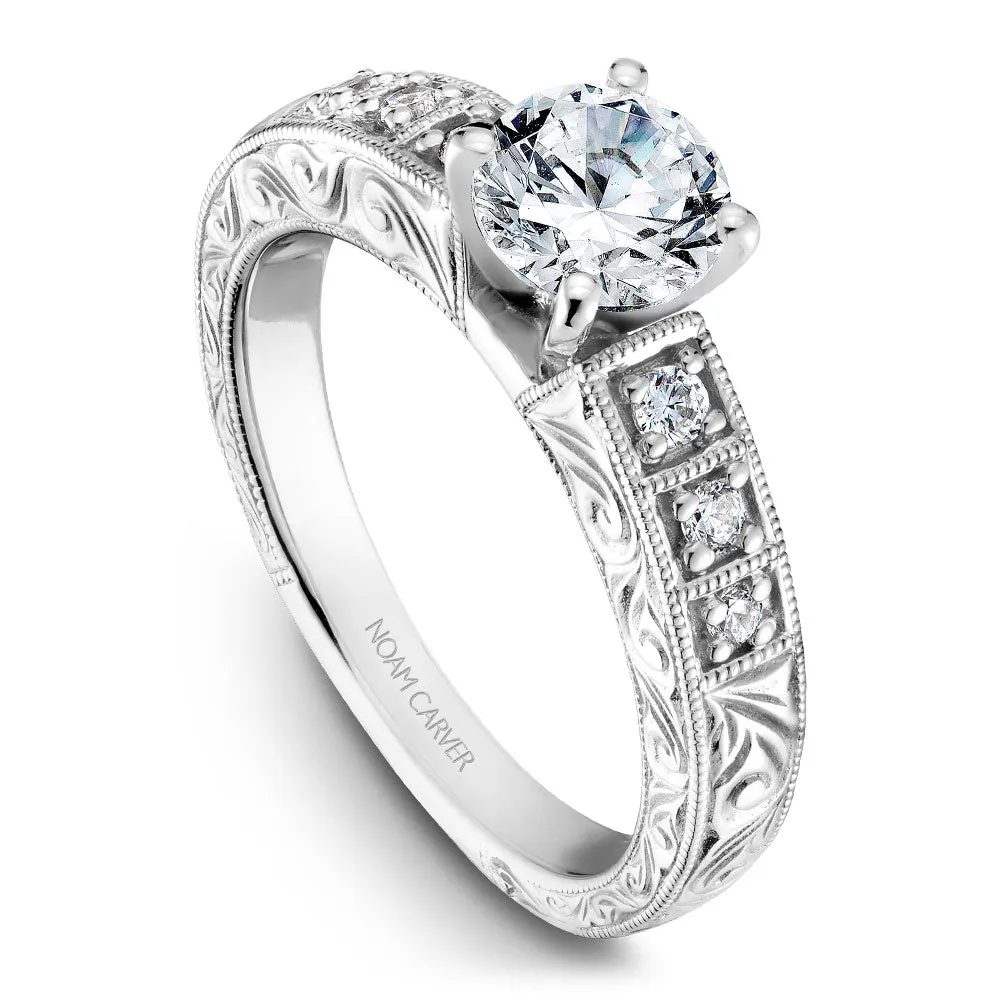 Noam Carver Engagement Ring - B057-01WS-100A