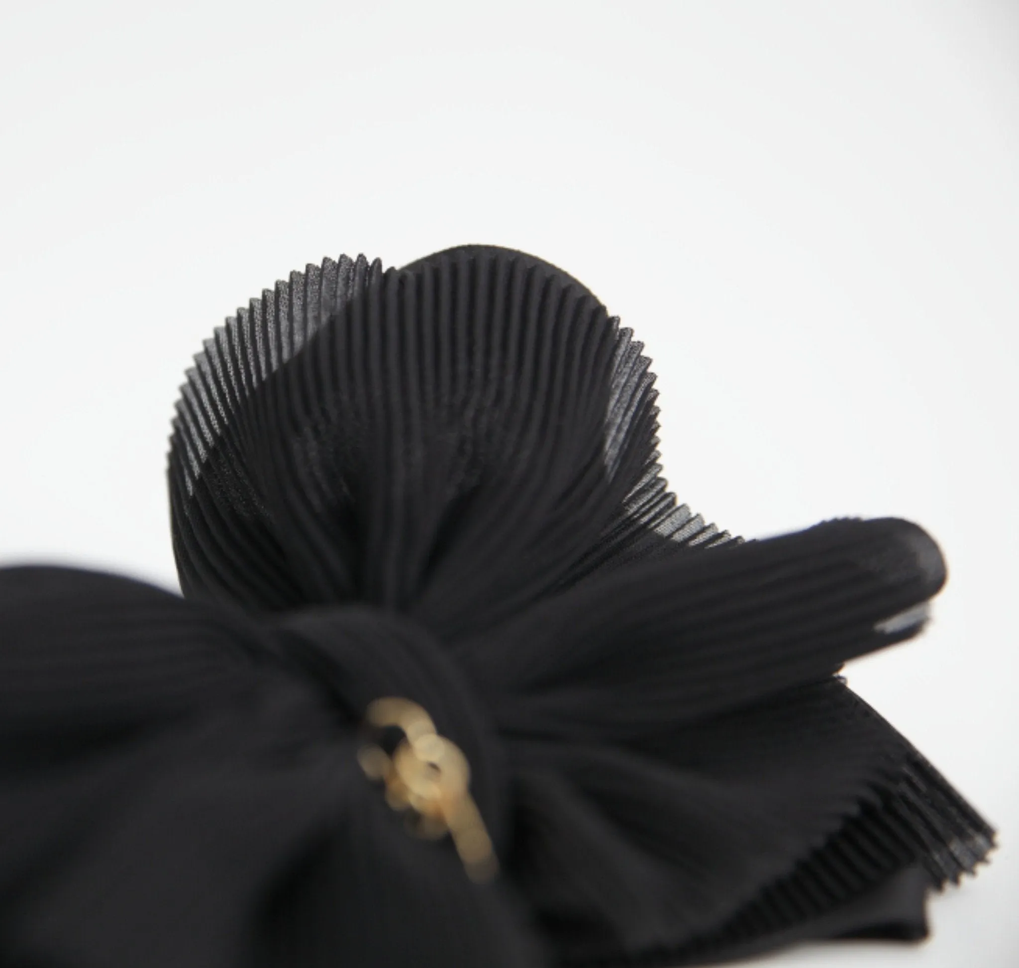 Pleat Layer Hair Bow French Hair Barrette Women Hair Accessories Big Bow hair Barrette