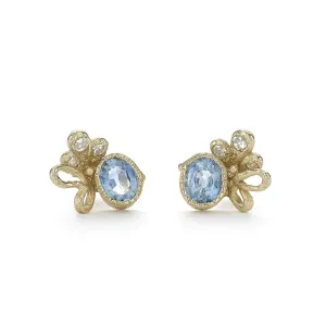 Sapphire & Filigree Studs