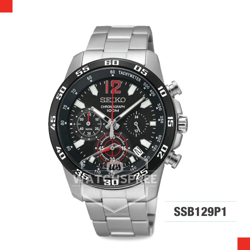 Seiko Chronograph Watch SSB129P1