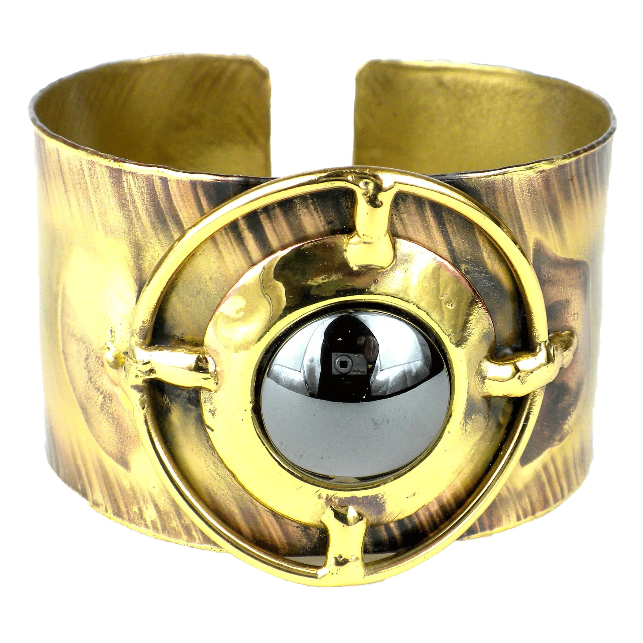 Shine On Hematite Brass Cuff Brass Images