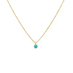 Sofia Slice Necklace | Turquoise