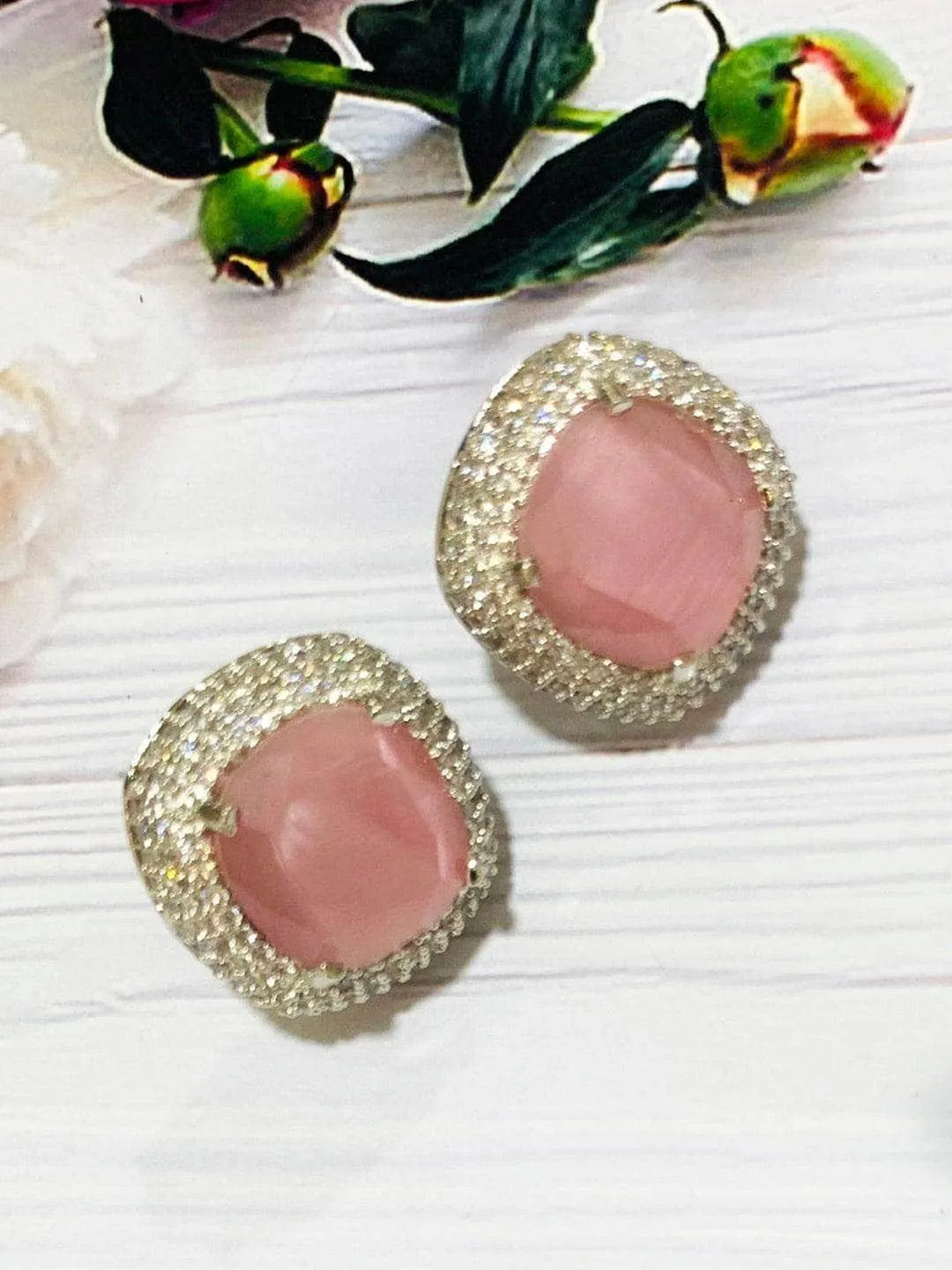 Square Stud Earrings