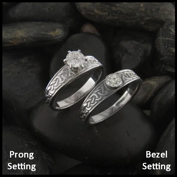 Tapered Knot Diamond Ring