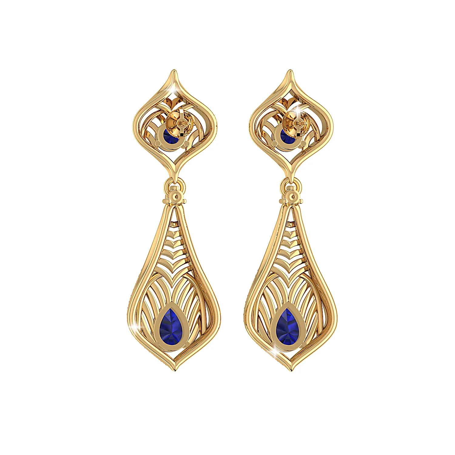 THE SAPPHIRE REGALIA EARRINGS