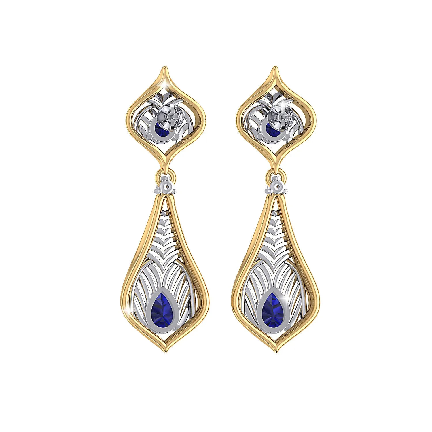 THE SAPPHIRE REGALIA EARRINGS