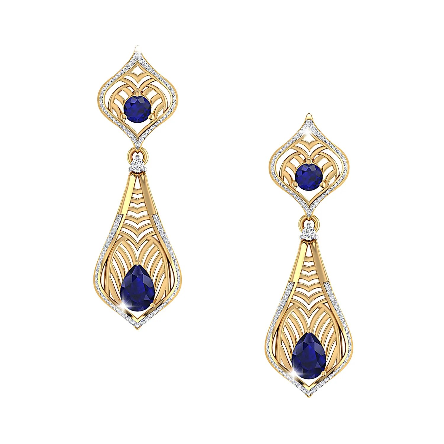 THE SAPPHIRE REGALIA EARRINGS