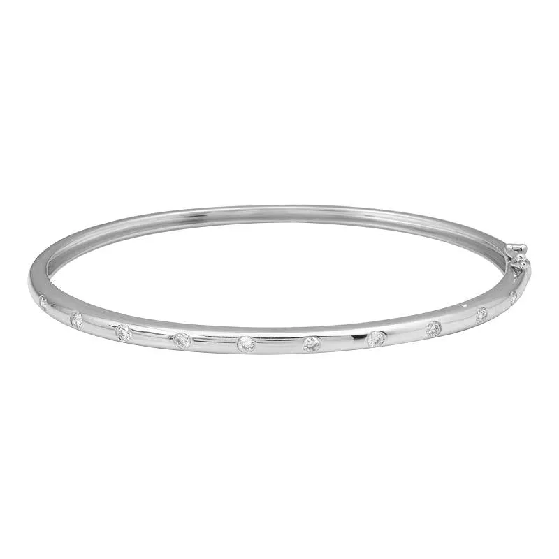 Thin Diamond Sprinkle Bangle