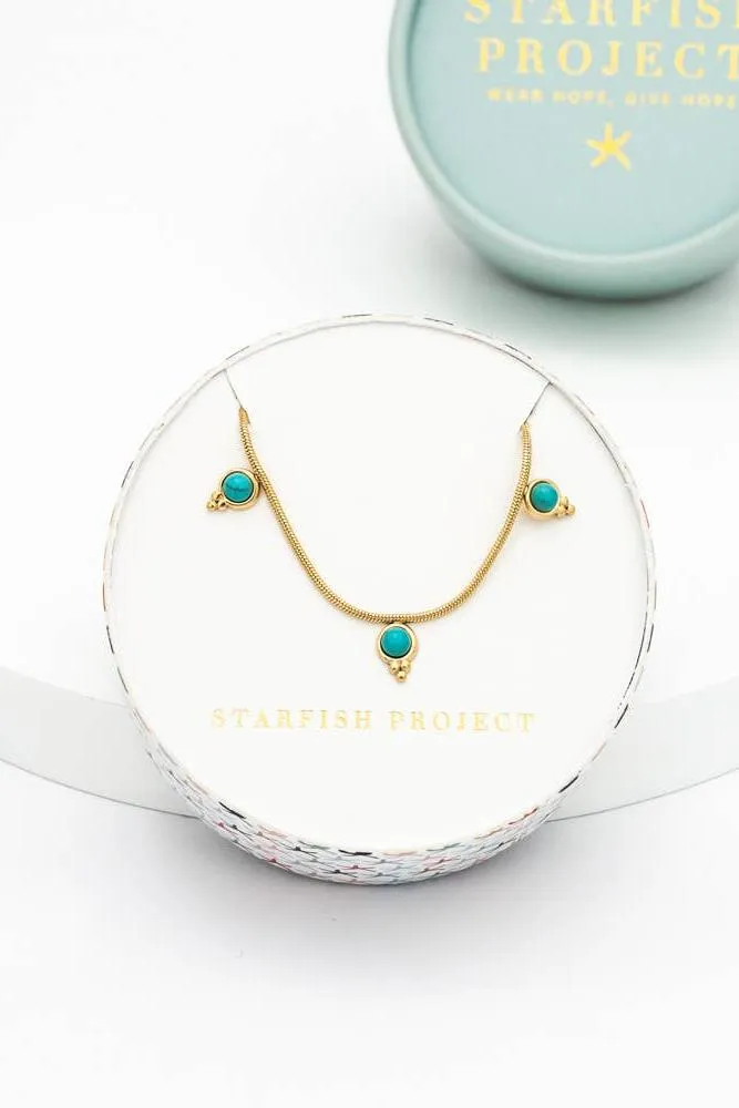 Trinity Turquoise Necklace