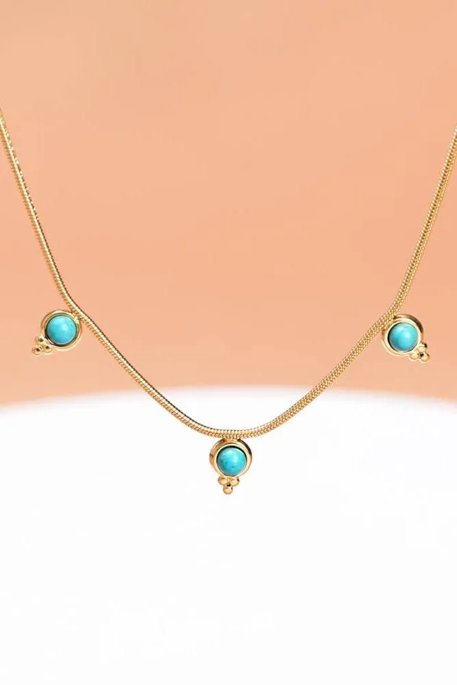 Trinity Turquoise Necklace