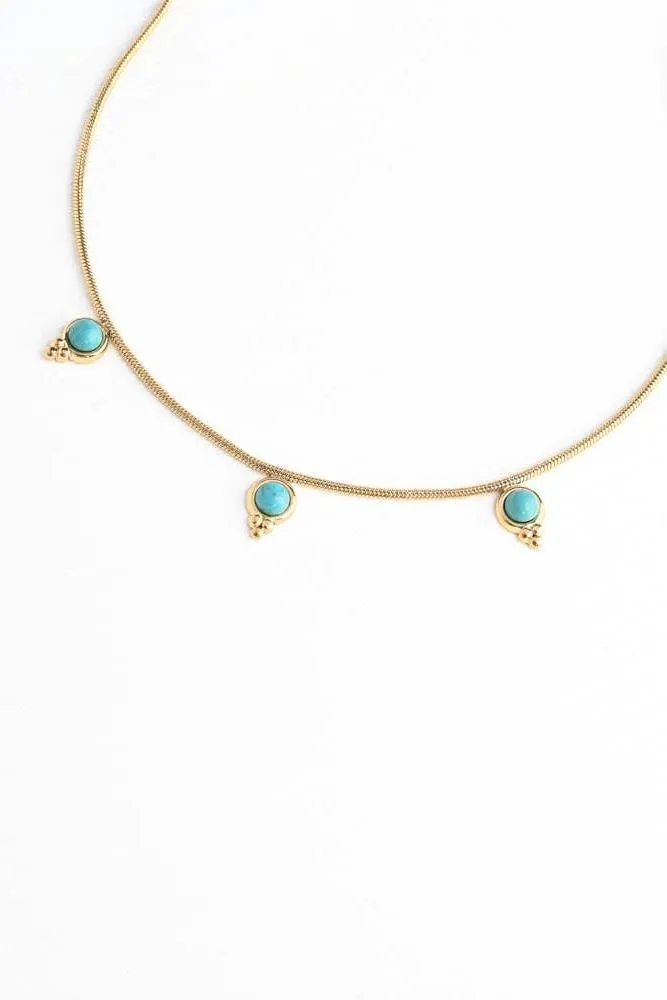 Trinity Turquoise Necklace