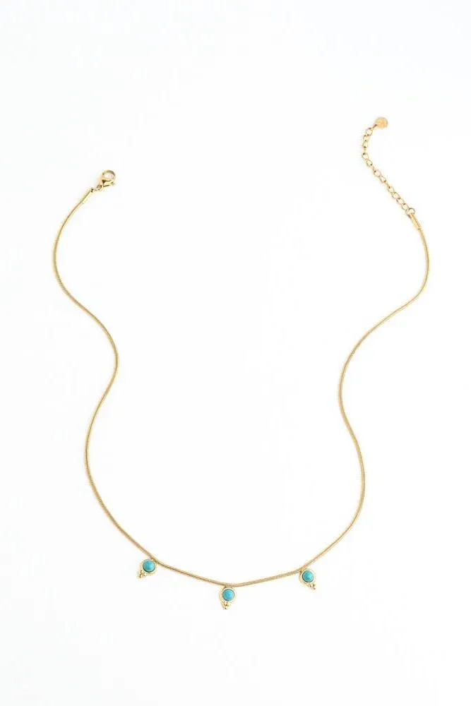 Trinity Turquoise Necklace