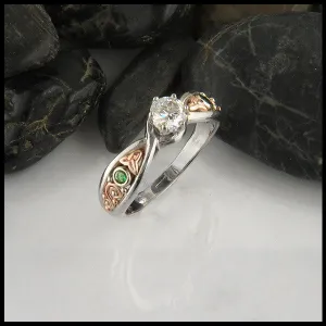 Trinity Twist Engagement Ring