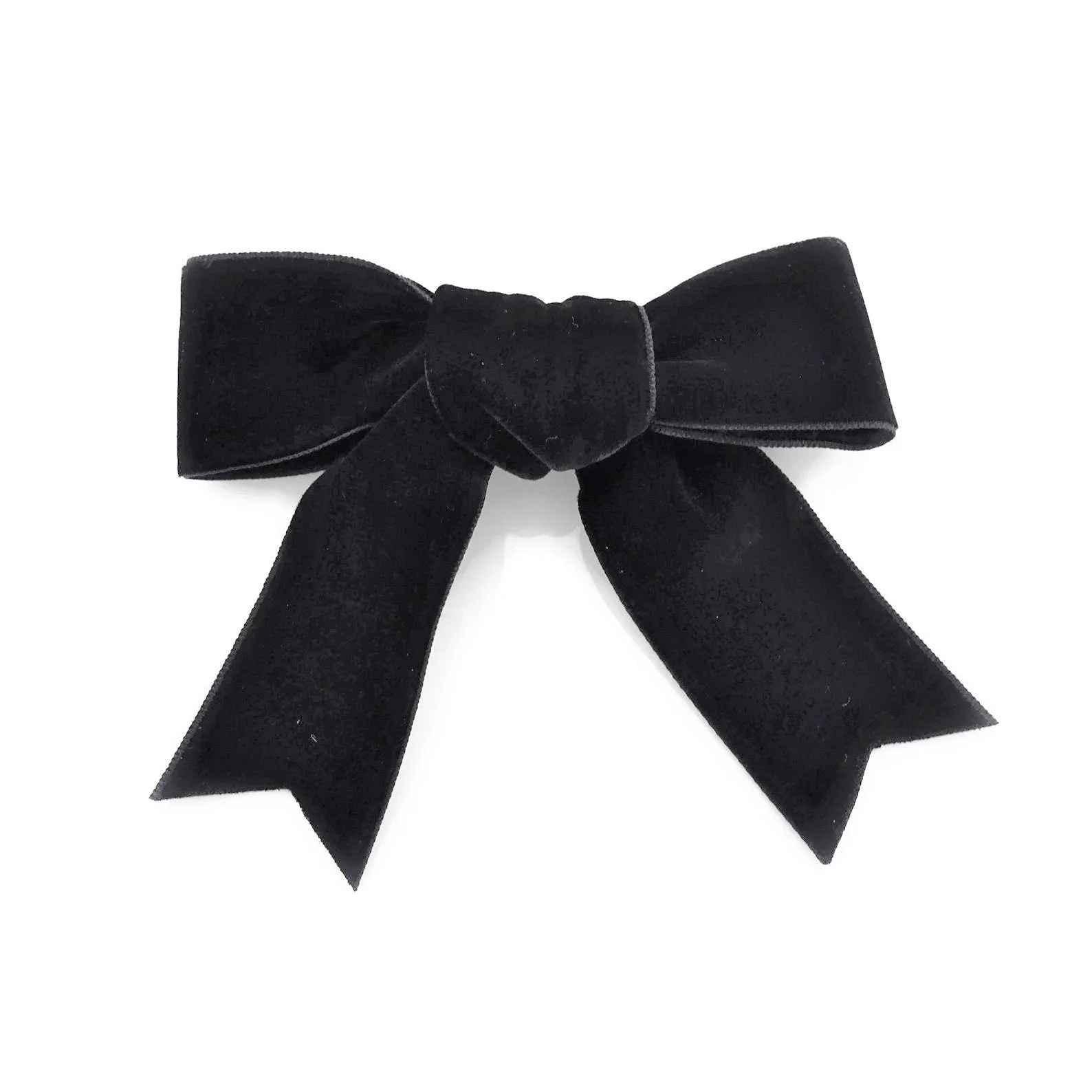 velvet black bow hair accessory shop for women