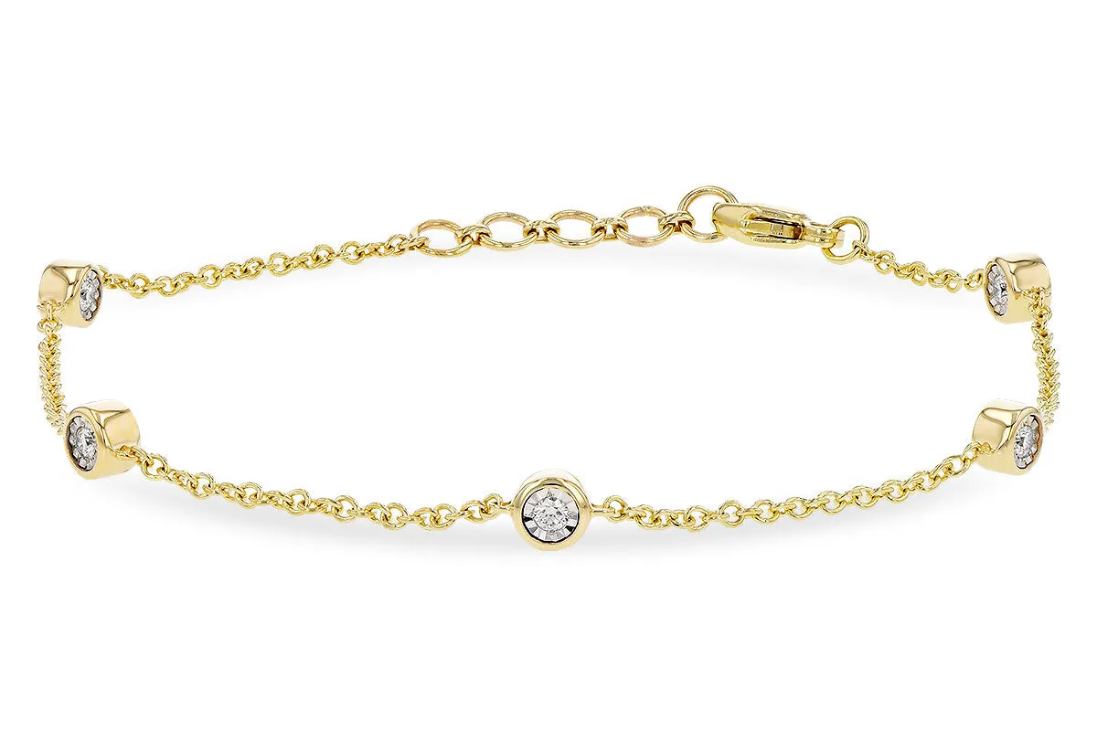 Yellow Gold Diamond Bracelet